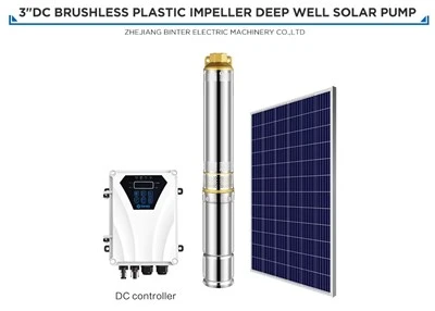 4m3/h 600w Solarna jednosmjerna snaga Dubinska vodena pumpa za navodnjavanje